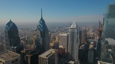 Şehir Philadelphia Pennsylvania hava video.
