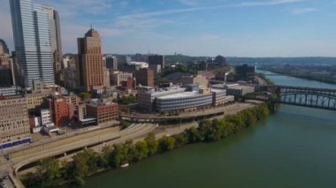 Şehir Pittsburgh Pennsylvania hava video