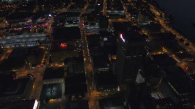 Şehir merkezindeki Memphis Tennessee hava video.