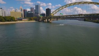 Şehir Pittsburgh Pennsylvania hava video