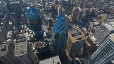 Şehir Philadelphia Pennsylvania hava video.