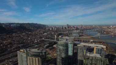 Portland Güney Waterfront hava video