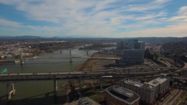 Portland Güney Waterfront hava video
