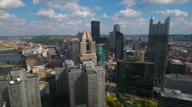 Şehir Pittsburgh Pennsylvania hava video