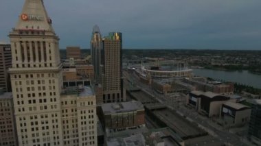 Cincinnati Ohio'daki hava video.