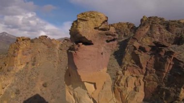 Oregon Smith Kayası 'nın hava görüntüsü