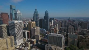 Şehir Philadelphia Pennsylvania hava video.