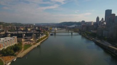 Şehir Pittsburgh Pennsylvania hava video