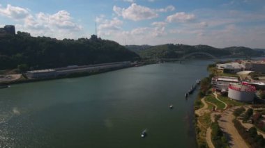 Şehir Pittsburgh Pennsylvania hava video