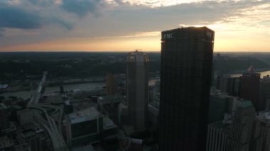 Şehir Pittsburgh Pennsylvania hava video