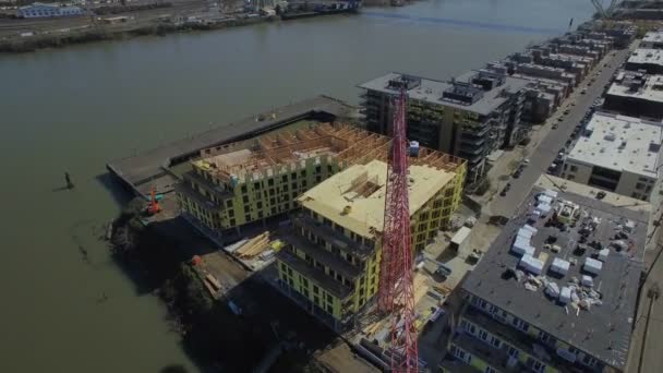 Aerial Video Downtown Portland — Stock Video