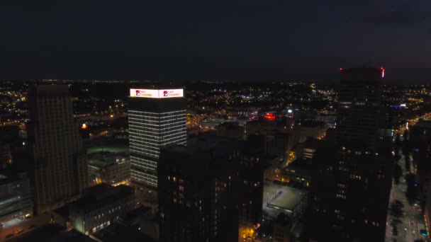 Aerial Video Downtown Memphis Tennessee — Stock Video