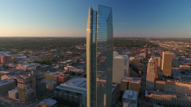 Volano Aereo Del Centro Oklahoma City — Video Stock