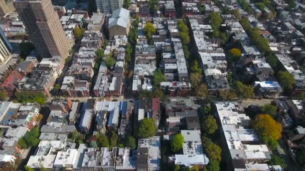 Vídeo Aéreo Del Centro Filadelfia Pennsylvania — Vídeos de Stock