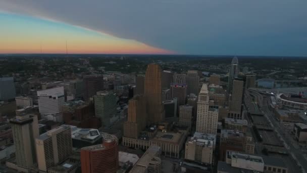 オハイオ州シンシナティの空撮 — ストック動画