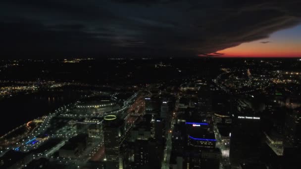 Aerial Video Cincinnati Ohio — Stockvideo