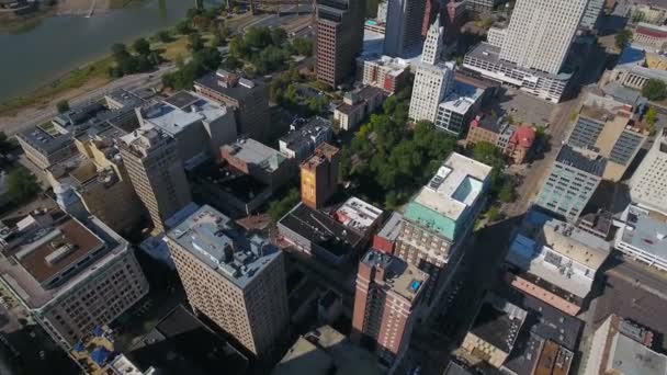 Vídeo Aéreo Del Centro Memphis Tennessee — Vídeos de Stock