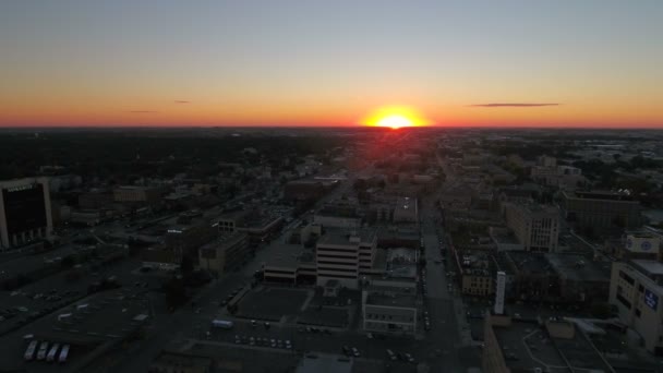 Εναέρια Βίντεο Του Fargo Στη Βόρεια Ντακότα — Αρχείο Βίντεο