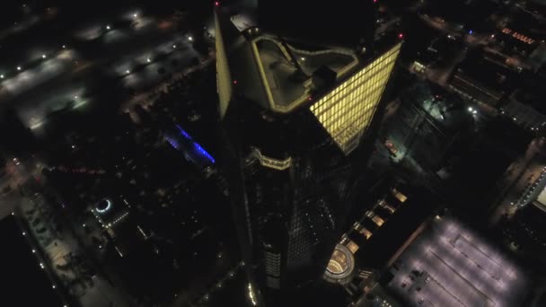 Luftüberführung Der Innenstadt Von Oklahoma City — Stockvideo