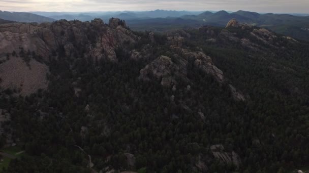 Aerial Video Rushmore South Dakota — 图库视频影像