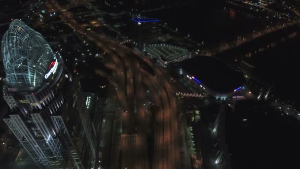 Aerial Video Cincinnati Ohio — Stockvideo