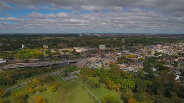 Aerial Video Fargo North Dakota — Stock Video