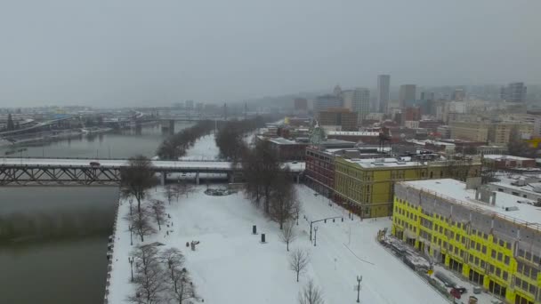 Vídeo Aéreo Portland — Vídeo de stock