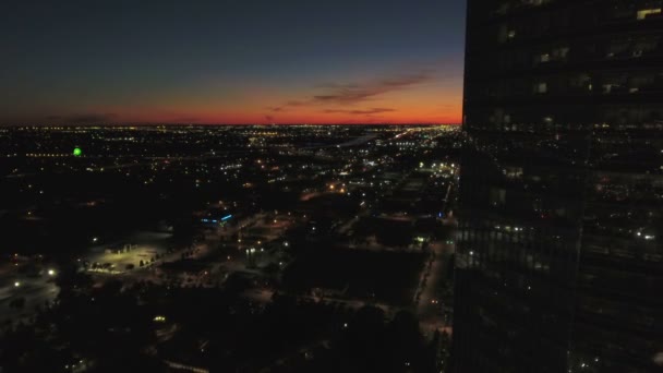 Vuelo Aéreo Del Centro Oklahoma City — Vídeos de Stock