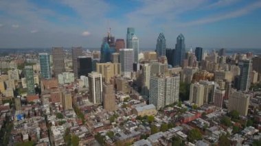 Şehir Philadelphia Pennsylvania hava video.