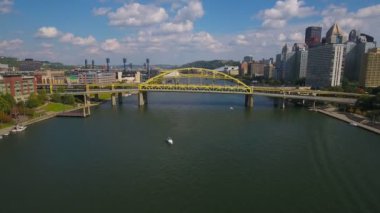 Şehir Pittsburgh Pennsylvania hava video