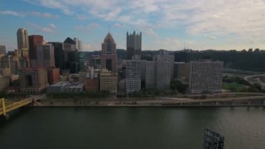 Şehir Pittsburgh Pennsylvania hava video