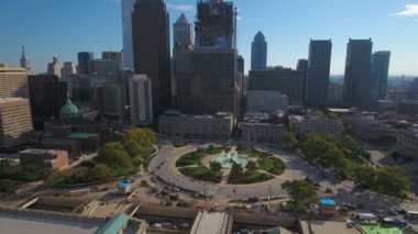 Şehir Philadelphia Pennsylvania hava video.