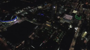 Hava üstgeçidin Downtown Oklahoma City of 