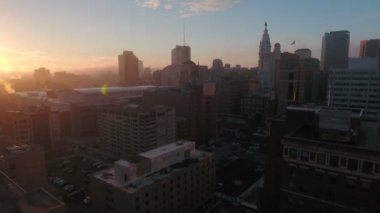 Şehir Philadelphia Pennsylvania hava video.