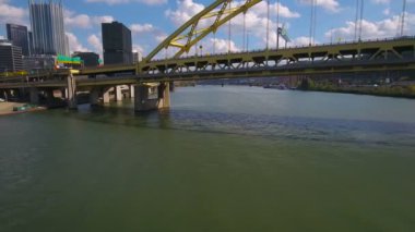 Şehir Pittsburgh Pennsylvania hava video