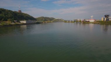 Şehir Pittsburgh Pennsylvania hava video