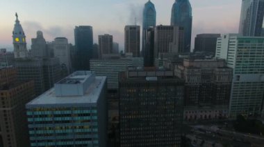 Şehir Philadelphia Pennsylvania hava video.