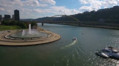 Şehir Pittsburgh Pennsylvania hava video