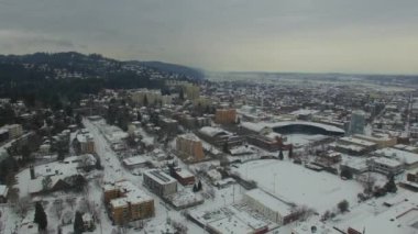 Portland şehrin havadan video