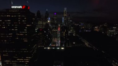 Şehir Philadelphia Pennsylvania hava video.