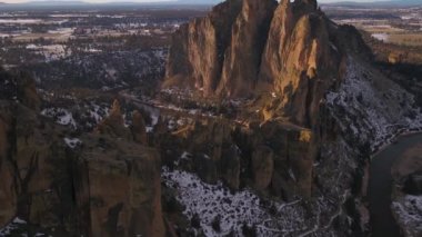 Oregon Smith Kayası 'nın hava görüntüsü