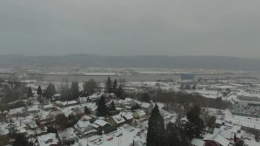 Portland şehrin havadan video