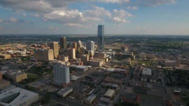 Hava üstgeçidin Downtown Oklahoma City of 