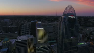Cincinnati Ohio'daki hava video.