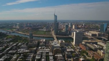Şehir Philadelphia Pennsylvania hava video.