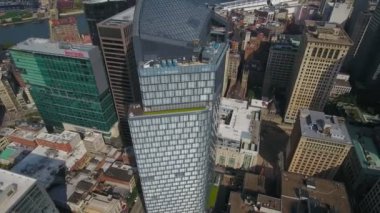 Şehir Pittsburgh Pennsylvania hava video. 