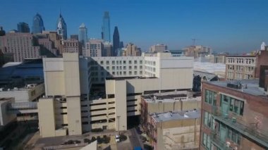 Şehir Philadelphia Pennsylvania hava video.