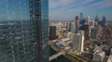Şehir Philadelphia Pennsylvania hava video.