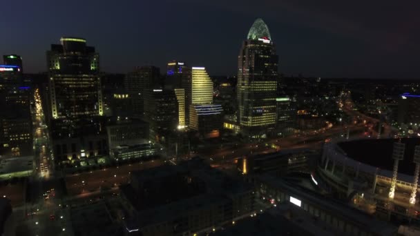 Vídeo Aéreo Cincinnati Ohio — Vídeos de Stock