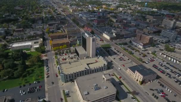 Luftbild Von Fargo Nord Dakota — Stockvideo